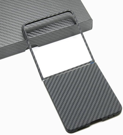 Slim Carbon Fiber Case Samsung Galaxy Z Flip 7 Black