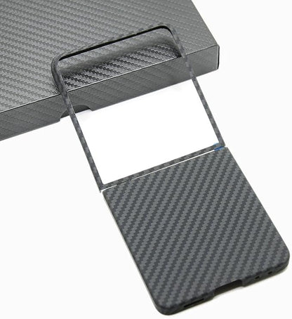 Slim Carbon Fiber Case Samsung Galaxy Z Flip 7 Black