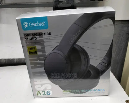 Celebrat A26 Bluetooth Headphones – Pure Sound, All-Day Comfort