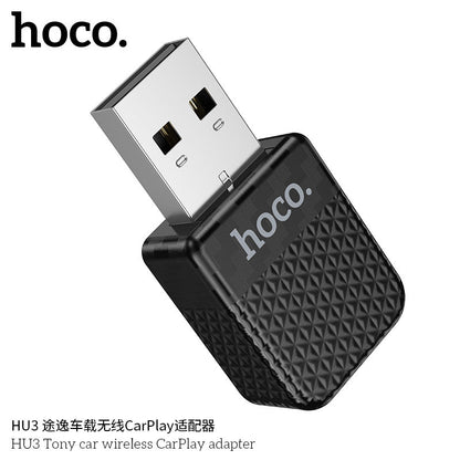 HOCO HU3 Wireless CarPlay Adapter | Convert Wired CarPlay to Wireless