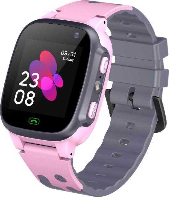 Green Lion Kids Smart Watch Series-1 Pink – Two-Way Call GPS