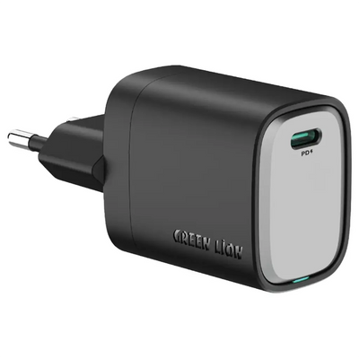 Green Lion Supra 33W EU wall charger black grey