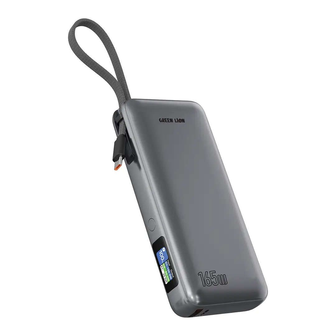 Green Lion Tron X 20000mAh Power Bank PD 165W - Gray