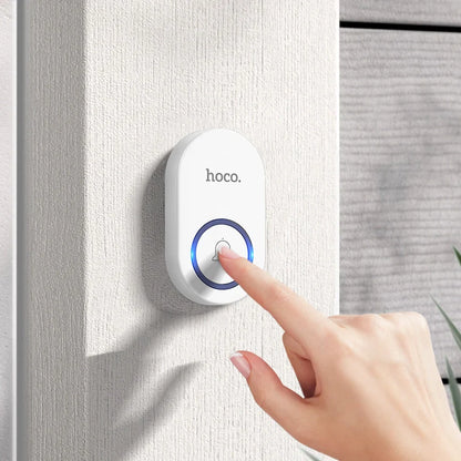 HOCO HI25 Wireless Doorbell – 60 Chimes | 150m Range | Smart Door Chime