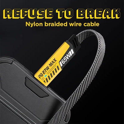 4-in-1 USB-C Charger Cable 65W – Fast Charging & Data Sync