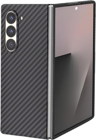 Slim Carbon Fiber Case Samsung Galaxy Z Fold 7 Black