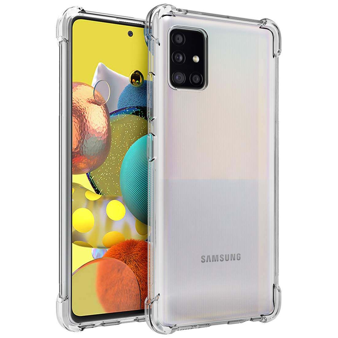 Rubber Transparent Shock Absorber Cover – Clear Protective Case