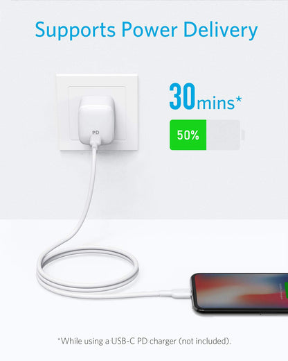 Anker USB-C to Lightning Cable 60W – Fast Charge & Sync