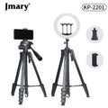 Jmary KP-2201 1.7m Tripod with Pan Head & Ring Light Head