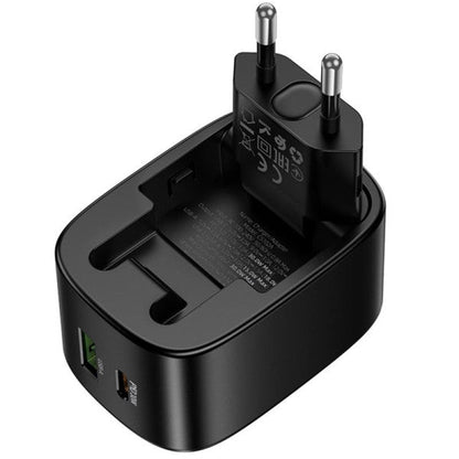 Compact HOCO dual USB fast charging charger
