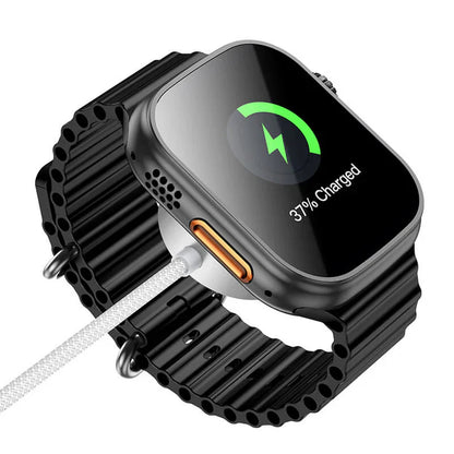 Portable watch charging dock with USB-A connector
