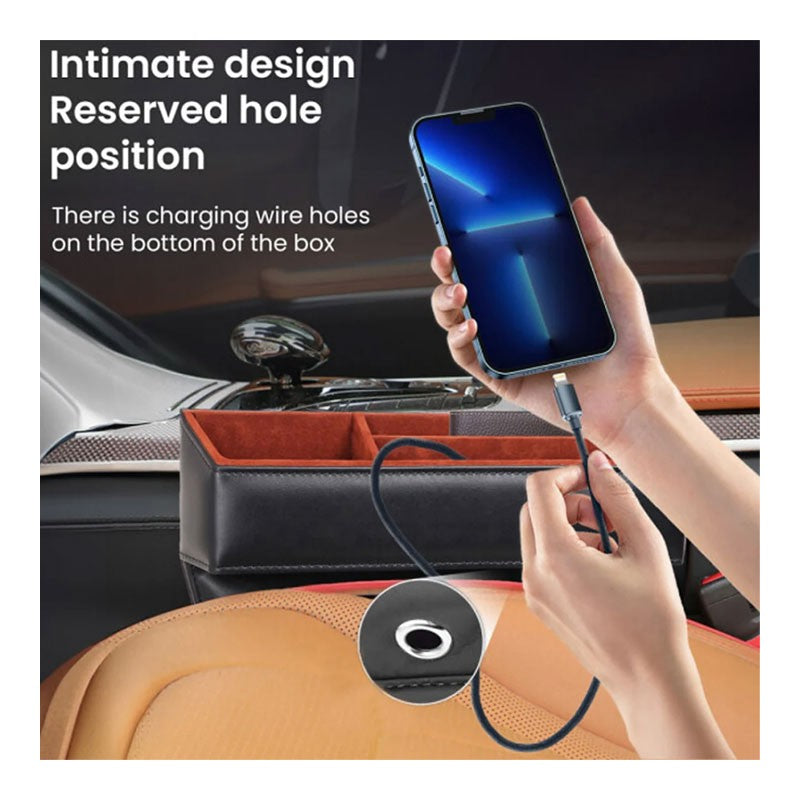 Zhuse vehicle organizer with drink cup holder
