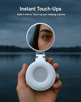 TELESIN C03 Magnetic Selfie Light with Mirror