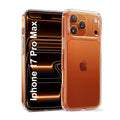 BERLIA Clear TPU Back Case for iPhone 17 Pro & Pro Max – Shockproof Anti-Yellowing