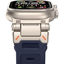 Apple Watch Armor Design Strap| FKM Rubber & Stainless Steel