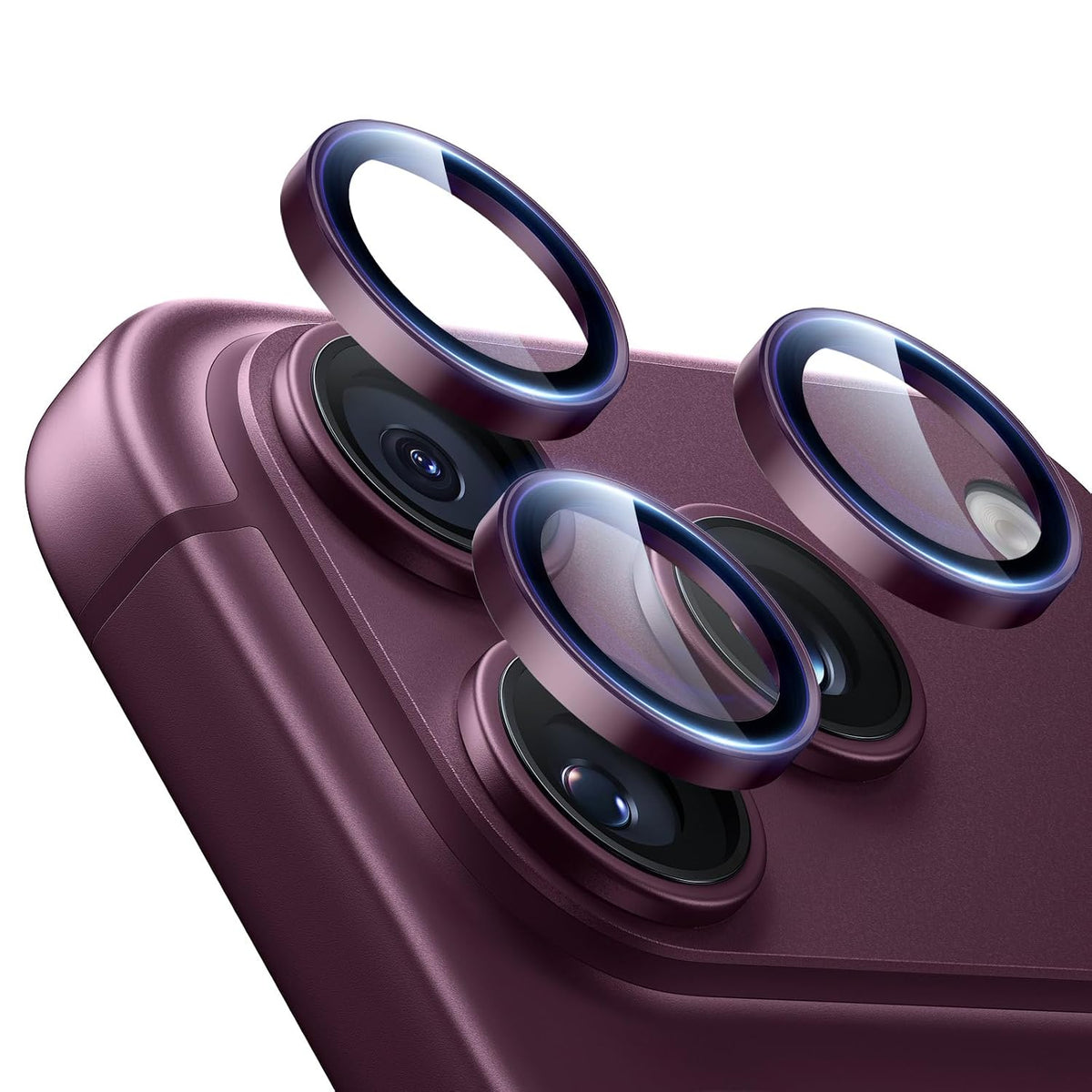 iPhone 18 lens protector set with cleaning kit and dust removal stickers