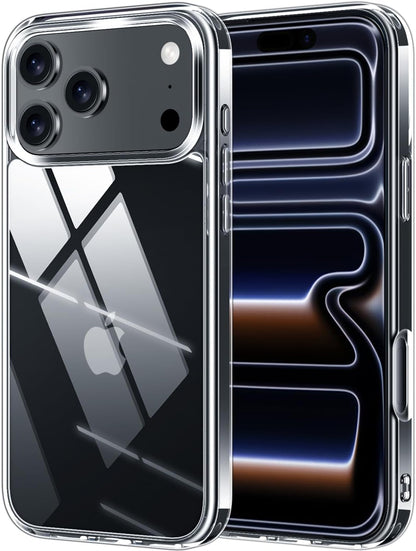 X-Level Space iPhone 17 Series Anti-Yellowing TPU Clear Case | Soft Edges | Camera Button Protection