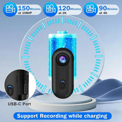 WiFi enabled mini action camera with smartphone control
