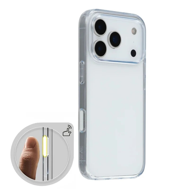 X-Level Space iPhone 17 Series Anti-Yellowing TPU Clear Case | Soft Edges | Camera Button Protection