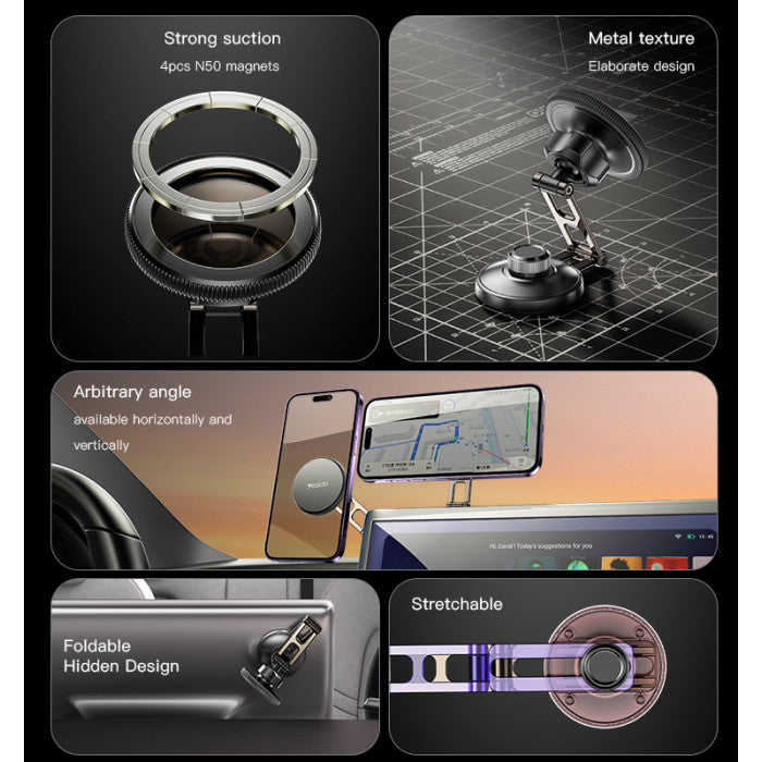 Yesido C199 MagSafe Magnetic Car/Laptop Phone Holder