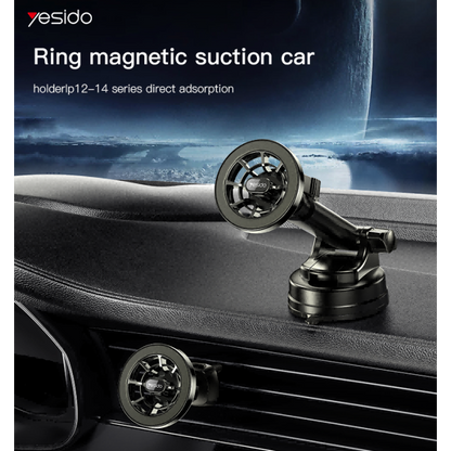Magnetic Car Phone Holder Long Arm – Yesido C158, Vent/Dashboard