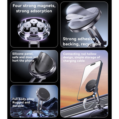 Yesido C210 magnetic holder mounted on a car console