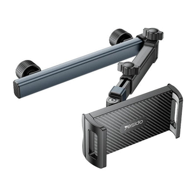 Yesido C294 360° Rotating Headrest Car Phone Holder – Extra Wide Clamp Long Arm Mount