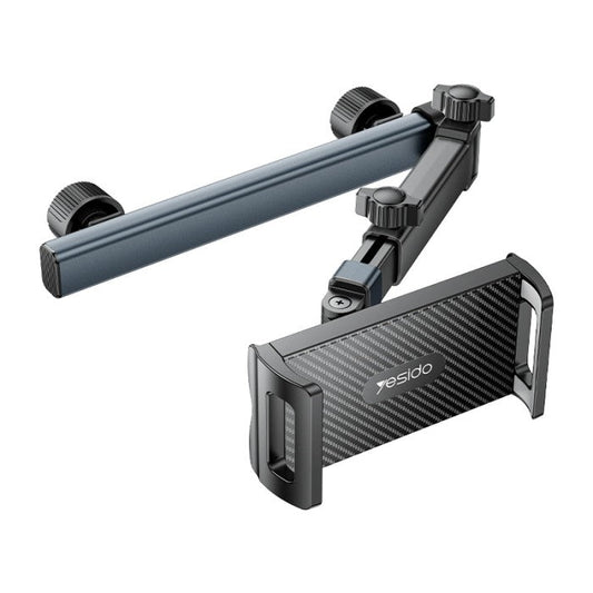 Yesido C294 360° Rotating Headrest Car Phone Holder – Extra Wide Clamp Long Arm Mount