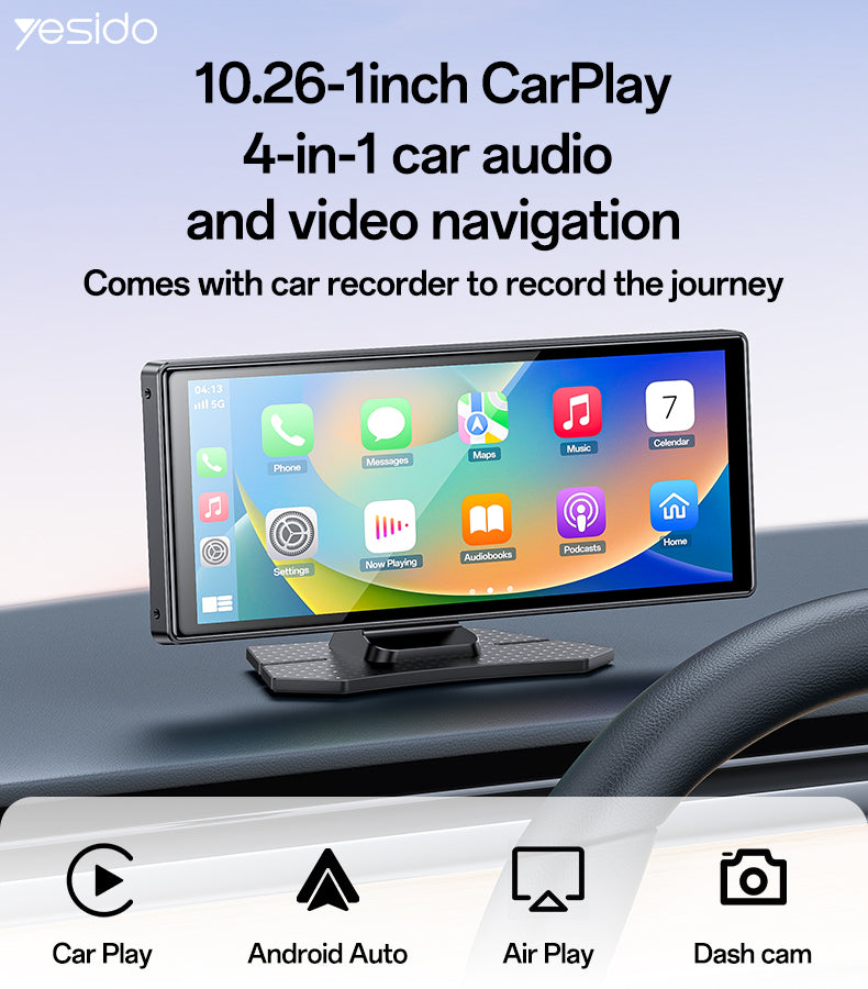 Yesido KM19 CarPlay display