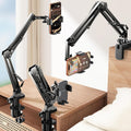 LISEN Gooseneck Phone Holder for Bed & Desk – 3rd Gen Flexible Arm Clamp