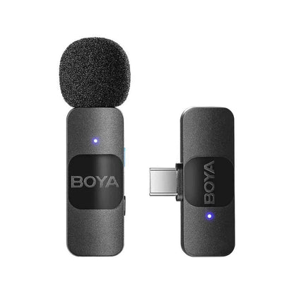 BOYA BY-V10 Wireless Lavalier Microphone USB-C – 1 Mic for Android & iPhone 15+