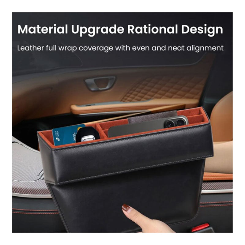 Multi-function car console storage organizer
