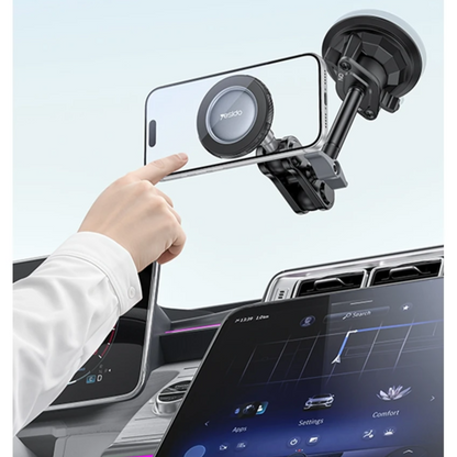 Yesido C323 15W Magnetic Wireless Charging Car Phone Holder