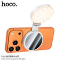 3-in-1 Magnetic Selfie Fill Light – HOCO K161 Phone Stand & Mirror