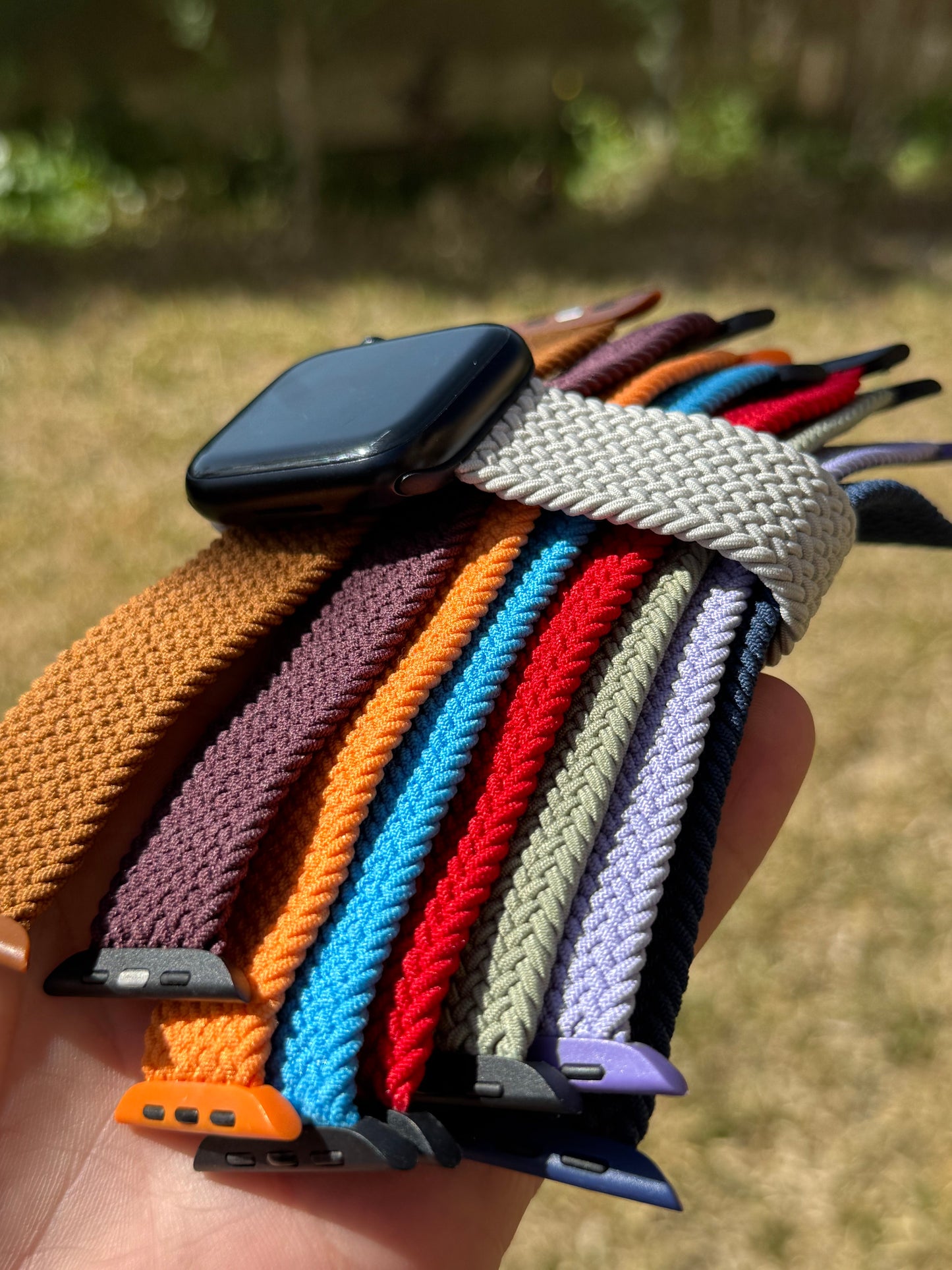 Braided Solo Loop Strap for Apple Watch – Nylon Band