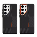 Nexera Samsung S25 Ultra & S26 Ultra Carbon Fiber Case with Metal Frame – Magnetic & Shockproof