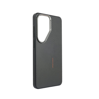 Nexera Samsung S25 Ultra & S26 Ultra Carbon Fiber Case with Metal Frame – Magnetic & Shockproof