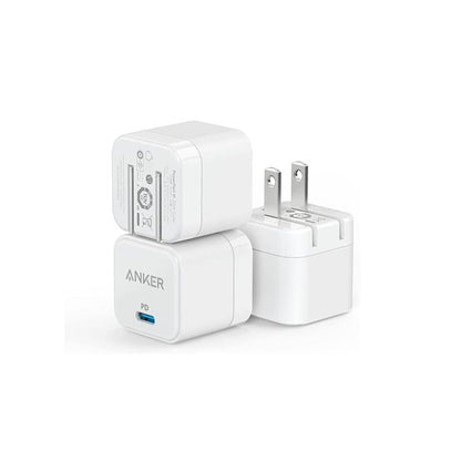 Compact Anker 20W PD charger with foldable plug
