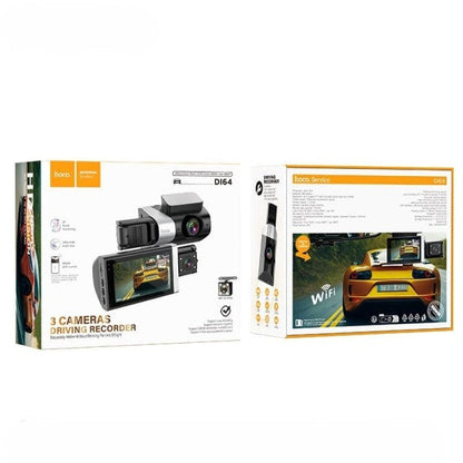 HOCO DI64 Triumph 3-camera WiFi dash cam