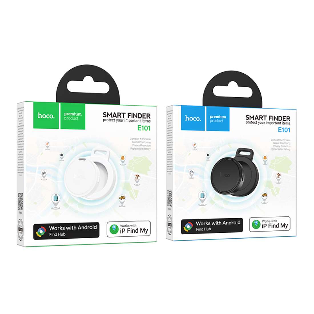 HOCO E101 Smart Finder (iOS & Android) – Black