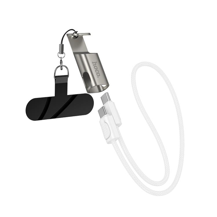 3-in-1 Charging Data Cable Usb-C (35cm) with Holder & Lanyard HOCO XI26