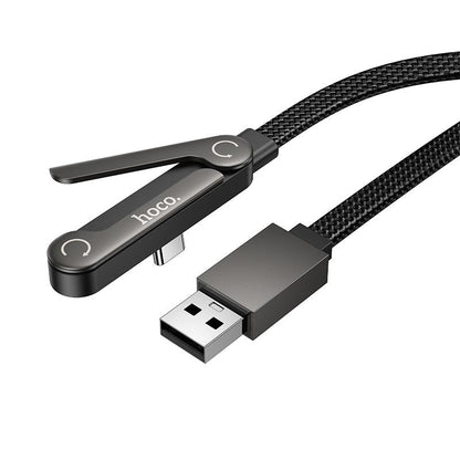 Braided 36W fast charging cable with foldable stand design

