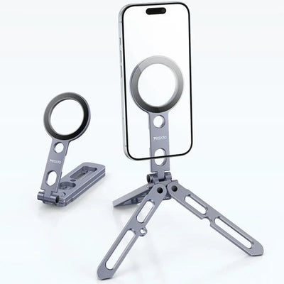 Yesido C231 magnetic folding tripod and selfie stick in tarnish