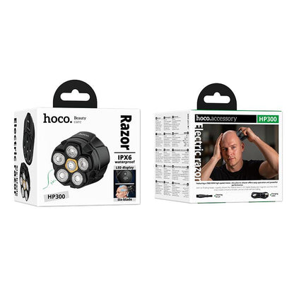Hoco HP300 Six-Blade Razor (Black)