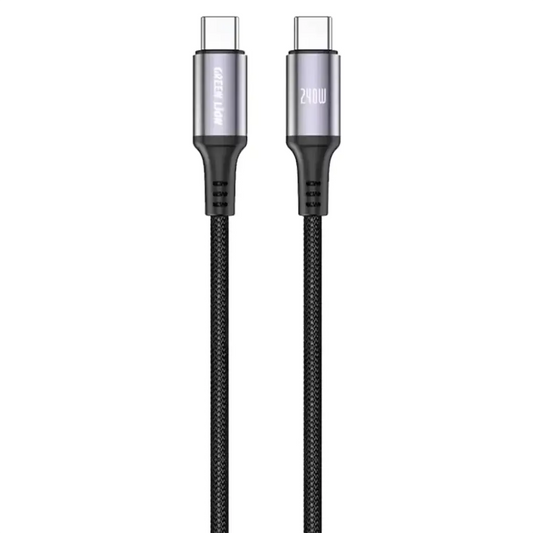 Green Lion 240W USB-C to USB-C braided charging cable
