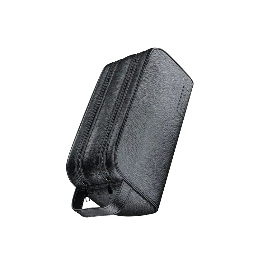 Green Lion Coral Clutch Bag – Black