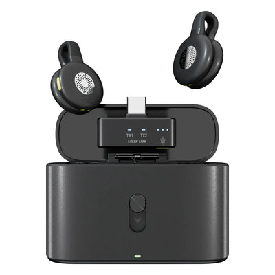 Green Lion GM-95X wireless microphone black with charging case