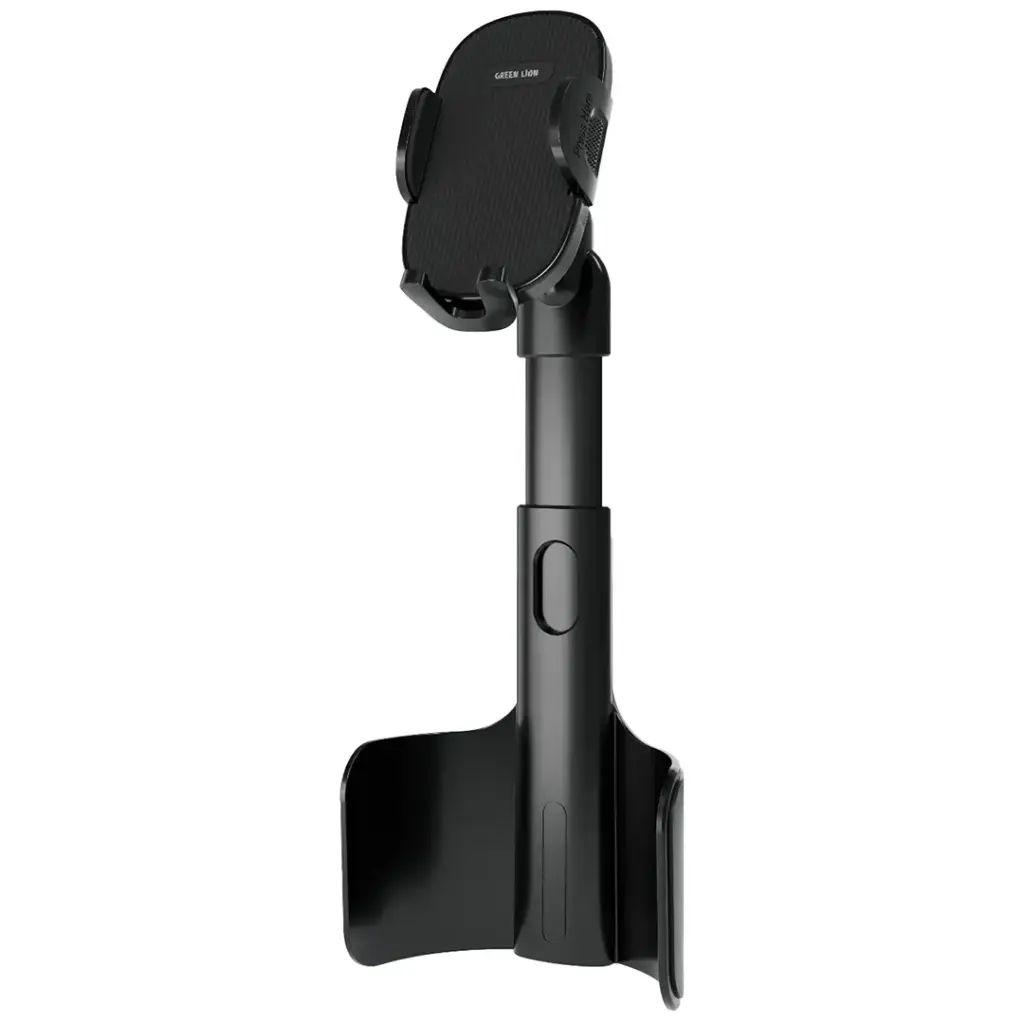 Green Lion GX-63 Phone Holder & Cup Holder – 2-in-1 Car Mount Organizer