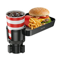 Multi-Function Car Cup Holder Tray Green Lion – 360° Food & Phone Table