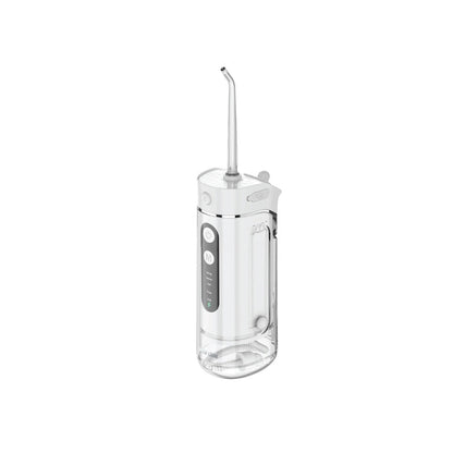 Compact rechargeable oral irrigator with 180ml tank by Green Lion
